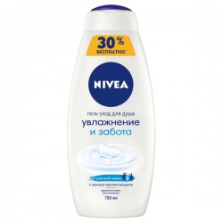 Гель для душа, Nivea (Нивея) 750 мл арт. 80866 Увлажнение и Забота